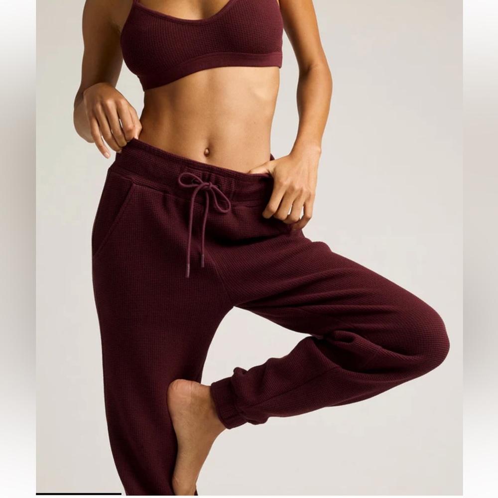 Negative Underwear Garnet Waffle Jogger SZ Medium